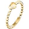 Morellato Anello Donna in Acciaio Dorato con Cuore, Collezione TALISMANI, Regalo Amica