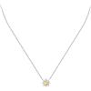 Morellato SAIW184 - Collana da donna in argento 925% riciclato, zirconi, collezione Tesori, Bianco, Oro Giallo, Gioielli