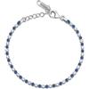 Brosway Bracciale Donna, Bracciale Tennis in Argento e Freedom Blue | Collezione Fancy - FFB117