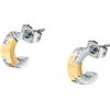 TRUSSARDI Orecchini Donna in Acciaio, Cristalli, Collezione T-LOGO - TJAXC71