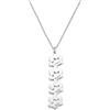 INBLUE Collana Commemorativi Personalizzata Animali Domestici, Ciondolo a Zampa di Cane per Donna, Gioiello con Zampa Nome Inciso, Argento 925/Acciaio Inox, Regalo per Amanti Degli Animali -B4