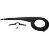 GRIRIW Copricatena per Bici 38-40 Denti in Metallo Nero, Protezione Catena e Corona per Mountain Bike e Bici da Città, Protezione Catena Antivibrazione per Ciclismo Urbano e off-Road