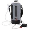udneondhe Doccia da campeggio da 12 l, doccia manuale a pressione con pompa ad aria, soffione doccia e borsa portaoggetti, senza corrente, doccia solare, doccia da campeggio per esterni, cani