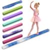 mytueetp Trave Ginnastica Artistica per Casa, Trave Ginnastica Artistica 2,1 m/220 LB, Pelle Scamosciata, Attrezzatura da Ginnastica Pieghevole per Ragazze, Allenamento a casa, Ginnastica Artistica