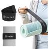 Gaiam, Fascia per tappetino da yoga, mantiene il tappetino saldamente arrotolato e sicuro con un solo scatto, chiusura forte per riporre e trasportare il tappetino da yoga, si adatta alla maggior