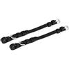 Equestro Coppia montanti testiera Inglese Full, Nero