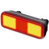 Knog Blinder Link - Fanale posteriore per bicicletta, 100 lumen, con autonomia di 50 ore, indicatore di batteria scarica, adatto a rack da 50-80 mm, potente luce per bici