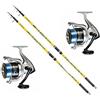 generico Kit surfcasting 2 Trabucco vektor 4,20 mt 150gr + 2 mulinelli trabucco 8000