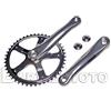 RMS Guarnitura + Braccio Pedivella/Pedali Bici Olanda - City Bike 46 Denti Alluminio PROWHEEL