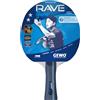 GEWO Rave Game Concavo, Racchetta da Ping Pong Unisex, Nero, Taglia Unica