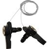 Courtieyeardceastea 1 paio di leve 3 x 5/6/7 velocità MTB Bike Thumb Gear Shifter Top Mount Shifters argento