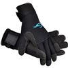 WYYHAA Guanti per muta subacquea da 3 mm, per caccia subacquea, antiscivolo, attrezzatura per pesca subacquea, guanti regolabili in neoprene per immersioni, L
