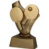 tecnocoppe Trofeo Premiazione Ping Pong Tennis Tavolo h 10,00 cm Targhetta Personalizzata Compresa nel Prezzo