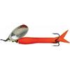 MEPPS AGLIA Flying C 10G, 15g, 25g Giallo, Arancione, Nero, rosso salmone esca - 25 grammi fluorescente arancione W/ARGENTO LAMA