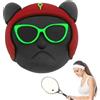 Generic Smorzatore protettivo in silicone per racchetta da tennis, decorativi per racchette da tennis in stile cartone animato per protezione articolare racchetta da tennis racqueball