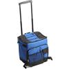Fabater Borsa Frigo Portatile, Borsa Frigo Portatile da 35 Litri in Tessuto Oxford di Grande capacità, in Foglio di Alluminio, con Ruote e Maniglia, per Viaggi in Spiaggia, Campeggio,