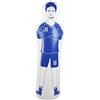 Voluxe Manichino da Calcio, 40x160cm Manichino da Allenamento Gonfiabile in PVC da 0,35 m, per Donna, Uomo(Blue)
