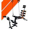 Bonplus BP | Wonder Master Bike | Panca regolabile | Panca inclinabile | Bodybuilding | Panca Addominali | 22 esercizi in 1 | Include pedali | Materiali di Qualità | Fitness
