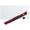 LPA SIGHTS Mirino universale LPA SIGHTS in alluminio SUPER BIG DOT con fibra ottica rossa - MF40-Rosso