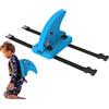 Vuggdt Pinna di squalo aiuto per nuoto, pinna di squalo per bambini, galleggiante, galleggiante per pinne di squalo, per piscina, pinna di squalo, attrezzatura da nuoto indossabile con cintura regolabile