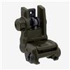 Magpul MBUS 3 mirini di sostegno in ferro ribaltabile, verde oliva drab, vista posteriore
