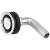 TopHomer Sfiato per serbatoio della barca, in acciaio inox, per serbatoio di carburante e gas, con guarnizione di montaggio, montaggio hardware per barca per tubo da 16 mm (curvo)