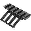 MyHaing Tactical 5 Slots 45 Gradi Angolo Offset Adattatore 20MM P/W Stile Guida Ferrovia Rail Mount Scope Base Nero