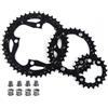 FiTspi Corona 64/104 BCD MTB 3 * 9S 22T 32T 44T Corona tripla per bicicletta durevole Mountain Bike Chainwheel Bike Guarnitura parte per bici da strada, mountain bike, MTB Bike