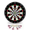 BAKAJI Dart doppio bersaglio tiro a segno gioco delle freccette diametro: 45 cm 6 freccette regalo