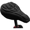 Generic Cuscino per sella della bicicletta, coprisella per bicicletta, in schiuma spessa, confortevole, per bici da strada, protezione morbida per mountain, design scanalato, per bicicletta per