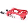 Toyvian Supporto Manubrio Bici in Lega di Alluminio Rosso, Clip per Torcia Super Leggera, Estensione Manubrio per Ciclismo, Aggiunge Spazio Extra