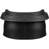 ELAYARD Set 6 Pezzi Fodere per Tasche Tavolo da Biliardo Plastico Nero per Tavolo Pool 4 Angoli 2 Lati Facile da Installare per Casa e Bar