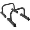 Gorilla Sports® Maniglie per Flessioni - Set di 2, Parallele, 46x39x30cm, Max. per Barra 100kg, Antiscivolo, in Acciaio, Colore a Scelta - Push up Bars Stand, Allenamento, Ginnastica, Fitness