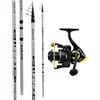 Kolpo Kit Pesca Bolognese Canna 8 mt con mulinello Mulinello