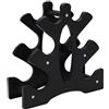 LIYJTK Porta manubri, supporto per manubri Supporto per supporto pesi rimovibile PP 3 livelli Cuscinetto da 20 kg Facile montaggio per palestra domestica