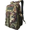 ALGI Zaino Militare Tattico XSmall con Molle 20 Litri MOD. Basic Vegetato