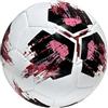 Generico Pallone da Calcio Taglia 5, Cuoio, 320 Grammi, Design Geometrico Colorato, 3 Colori Assortiti, 22 cm Diametro (rosa)