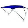 Shop SoftAir® Capottina Parasole Tendalino Pieghevole in Alluminio a 3 Archi per Barca Gommone Telo Resistente Blu Altezza 110 cm Larghezza 150 cm