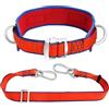 TT TRSMIMA Trsmima Safety Belt with Adjustable Lanyard and Updated Waist Pad - Tree Climbing Belt Harness - Safety Lanyard Fall Protection- Fall Arrest Kite Climbing Lanyard,Ladder Safety Harness