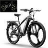 cysum Bicicletta Elettrica Montagna, Bici Elettrica Mountain, Fuoristrada Ebike Adulti, 29 Elettrica Bicicletta Uomo Donna, Li-Batteria Rimovibile 48V 15Ah Gamma 75-95km, Altezza Minima 170cm (Grigio)