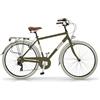 Via Veneto Bazam Via Veneto the Original - Bicicletta Uomo City Bike Elegance Man 28" Cambio a 6 Velocità, Taglia 54, Bici Retrò Vintage, Made in Italy, Verde Oasi | VV605AM
