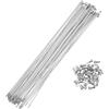 A ABSOPRO Raggi per Bicicletta 14G 36 Pezzi 270mm Acciaio al Carbonio