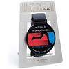 Qthrone Medagliere da Tavolo Personalizzato di Maratona di New York - Porta medaglie Running in Acciaio Inossidabile di Alta qualità con Incisione Laser - Personalized Medal Holder Marathon Runner Gift