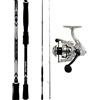 Kolpo kit pesca in offerta da spinning con canna in carbonio 2.10 mt e mulinello e filo 10/40 g