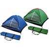 EMPOTEC 779003 Tenda da Campeggio con Zanzariera 4 Posti, 130x240x210 cm, Impermeabile, con Sacca, Facile Montaggio, Colori Assortiti