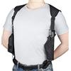 LENIAR Fondina da Spalla per Pistola, Fondine Ascellari Regolabili con Porta Pistola E Porta Caricatori, Nylon Nero Taglia Unica