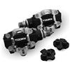 Toorx TX-POWER Pedali Misuratori di Potenza SPD, Alluminio e Cr-Mo, Compatibile ANT+/BLE 4.0, 97,8x92x42,2mm, 212g