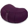Yoga Studio YS/EU CRES/Cushion Europeo Organic Mezzaluna Zafu - 42 x 13 x 18 cm Meditazione Pouf con Copertura in Cotone, Grano saraceno Accessori Yoga-Lilla Unisex-Adulto, Standard