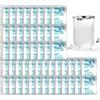 Eoixuqba 50 Pezzi di Gel Assorbente per WC, Polvere Assorbente per urina, Portatile, coagulante, pipì, Polvere liquida per solidificazione delle Urine, Strumento gelificante per Escursioni, Campeggio