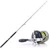 Bulox Combo Pesca da Traina, Bulox mulinello Radial Trolling 500 + Bulox Canna Thora Stand Up 20 LB